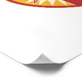 Power-Blitz für Elektro-Arbeiter Poster (Ecke)