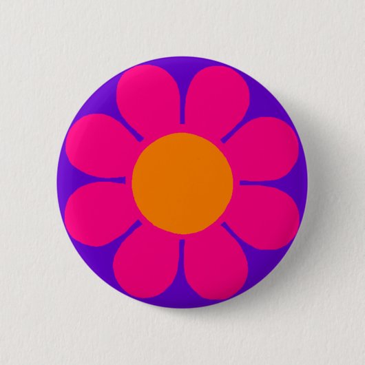 Power Blume Button (Vorderseite)