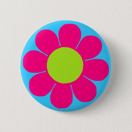 Power Blume Button (Vorderseite)