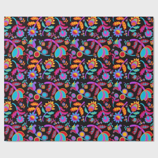 Power Blume Geschenkpapier (Flach)