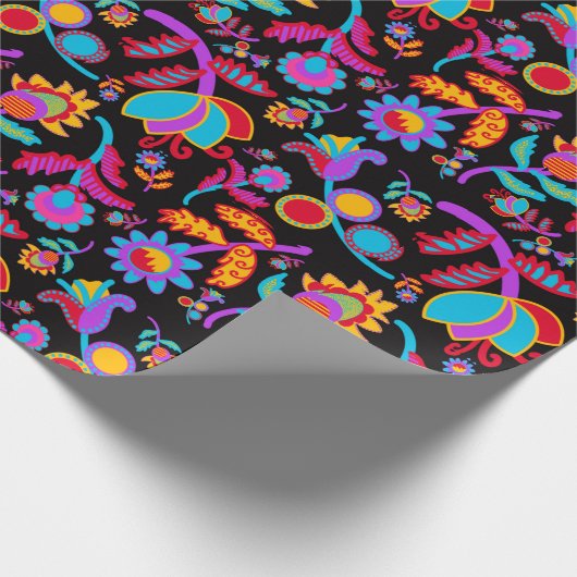 Power Blume Geschenkpapier (Ecke)