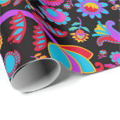 Power Blume Geschenkpapier (Rolleneckpunkt)