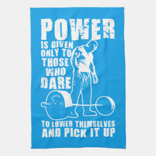 POWER - BODYBUILDING MOTIVIEREND HANDTUCH