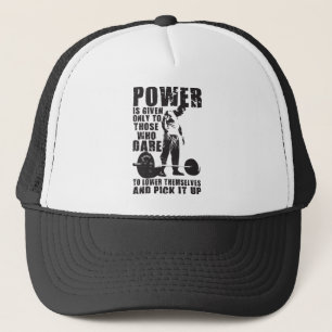 POWER - BODYBUILDING MOTIVIEREND TRUCKERKAPPE