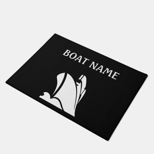 Power-Boot Custom Dock Mat Fußmatte (Schrägansicht)