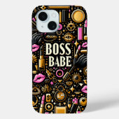 Power "Boss Babe" Baddie Telefonzelle für iPhones Case-Mate iPhone Hülle (Rückseite)