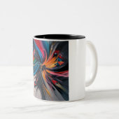 "Power Brew: Superhuman Edition" Zweifarbige Tasse (VorderseiteRechts)