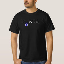 Power-Button-T-Shirt | Minimalistischer Gamer- und