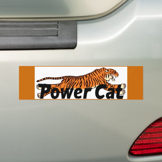 Power Cat Autoaufkleber (Auf Auto)
