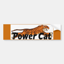 Power Cat Autoaufkleber