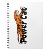 Power Cat-Logbuch Notizblock (Vorderseite)