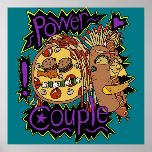 Power Couple Color Poster (Vorne)