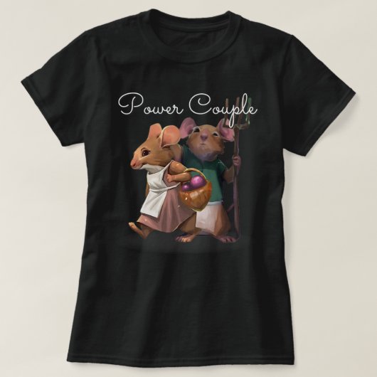 Power Couple - Everdell Board Game T-Shirt (Design vorne)