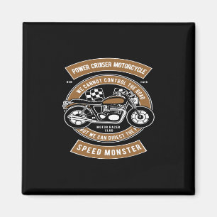 Power Cruiser Motorrad-Geschwindigkeitsmonster Magnet