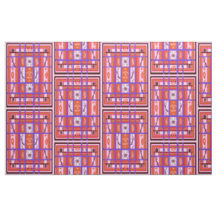 Power Curvy kariert rosa Stoff
