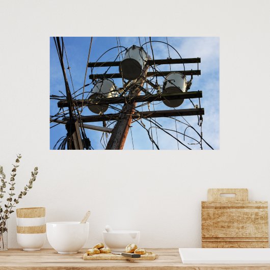 Power Cut Poster (Küche)