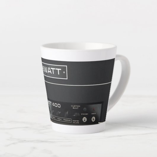 Power Dein Latte als Tone-Regeln Milchtasse (Rechte Ecke)