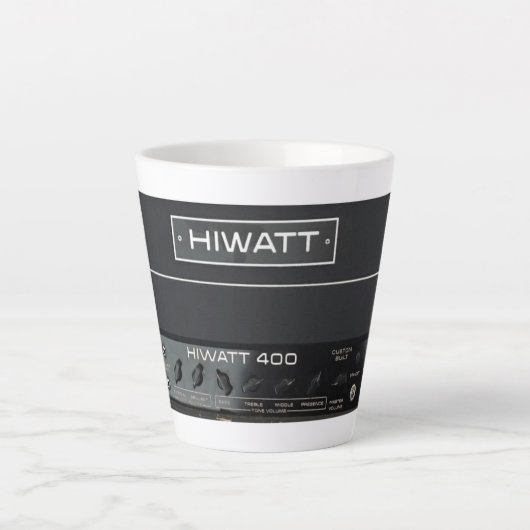 Power Dein Latte als Tone-Regeln Milchtasse (Vorderseite)