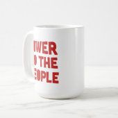 Power der Bürger Kaffeetasse (Vorderseite Links)