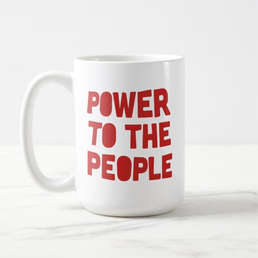 Power der Bürger Kaffeetasse (Links)