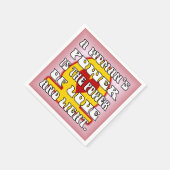 Power der Frau Serviette (Ecke)