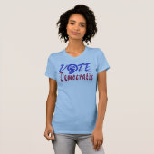 Power der Frauen: Demokratischer T - Shirt an der  (Vorne ganz)