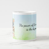 Power der Freundschaft überwindet alle Unterschied Jumbo-Tasse (Vorderseite)