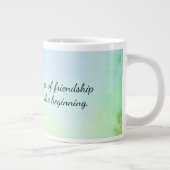 Power der Freundschaft überwindet alle Unterschied Jumbo-Tasse (Rechts)