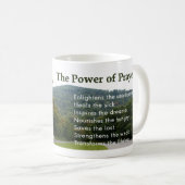 Power der Gebets-Schale Kaffeetasse (VorderseiteRechts)