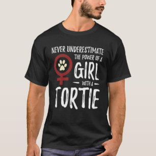 Power der Girl Tortie Feminist Cat Mama T-Shirt