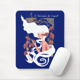 Power der Jugendstil-Blumenarchitektur Mousepad