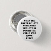 Power der Liebe Button (Vorne & Hinten)