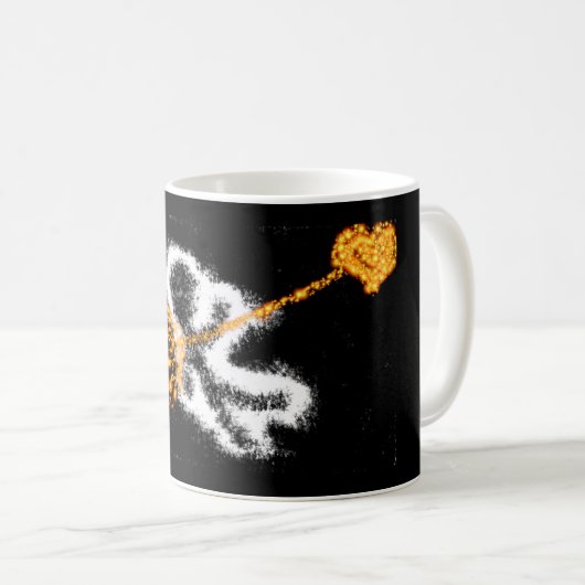 Power der Liebe "Fireball Series" Kaffeetasse (VorderseiteRechts)