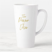 Power der Liebe Große Latte Tasse (Rechts)