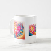 "Power der Liebe™ V3 Kaffee-Tasse Kaffeetasse (Vorderseite Links)