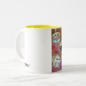 Power der Liebe #wearamask Tasse (Vorderseite Links)