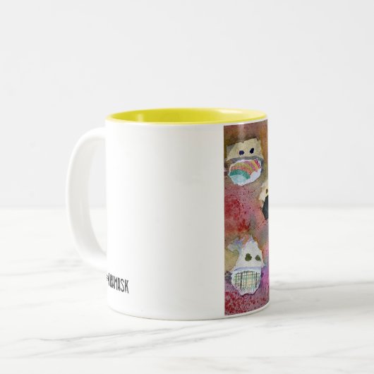 Power der Liebe #wearamask Tasse (Vorderseite Links)