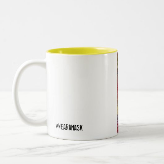 Power der Liebe #wearamask Tasse (Links)