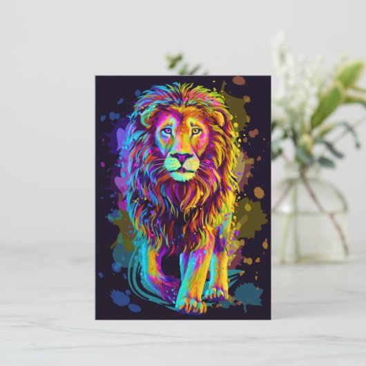 Power der LION Einladung (Stehend Vorderseite)