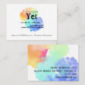 Power der noch bunten Wolke Visitenkarte (Vorne/Hinten)