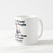 Power der People Coffee Tasse (VorderseiteRechts)