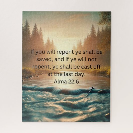 Power der Reue Inspirationspuzzle Puzzle (Vertikal)