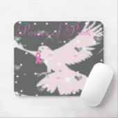 Power der rosa Ribbon Mousepad (Mit Mouse)