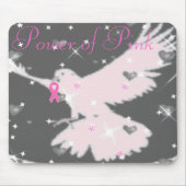 Power der rosa Ribbon Mousepad (Vorne)