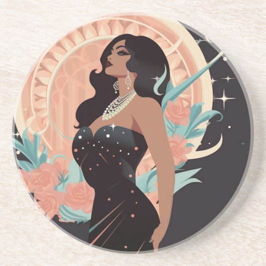 POWER DER SCHÖNHEIT #1 GETRÄNKEUNTERSETZER (Vorne)