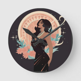 POWER DER SCHÖNHEIT #1 RUNDE WANDUHR