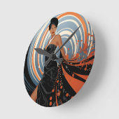 POWER DER SCHÖNHEIT #2 RUNDE WANDUHR (Winkel)