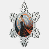 POWER DER SCHÖNHEIT #2 SCHNEEFLOCKEN Zinn-Ornament (Rechts)