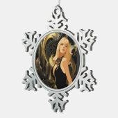 POWER DER SCHÖNHEIT 3 SCHNEEFLOCKEN Zinn-Ornament (Rechts)