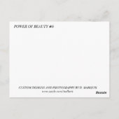 POWER DER SCHÖNHEIT #6 POSTKARTE (Rückseite)